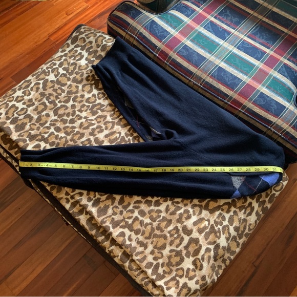 DANIEL CREMIEUX Mens argyle cashmere long sleeve sweater blues size M - Picture 10 of 10